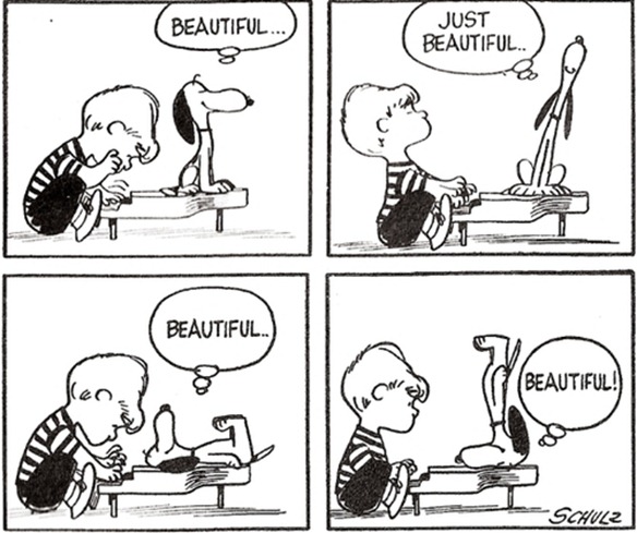 Charlie Brown - Schroeder - Snoopy - Beautiful