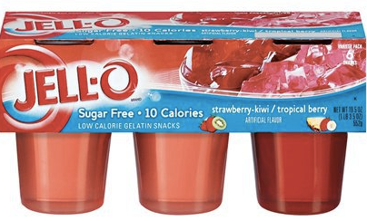 jell-o 10 calories sugar free